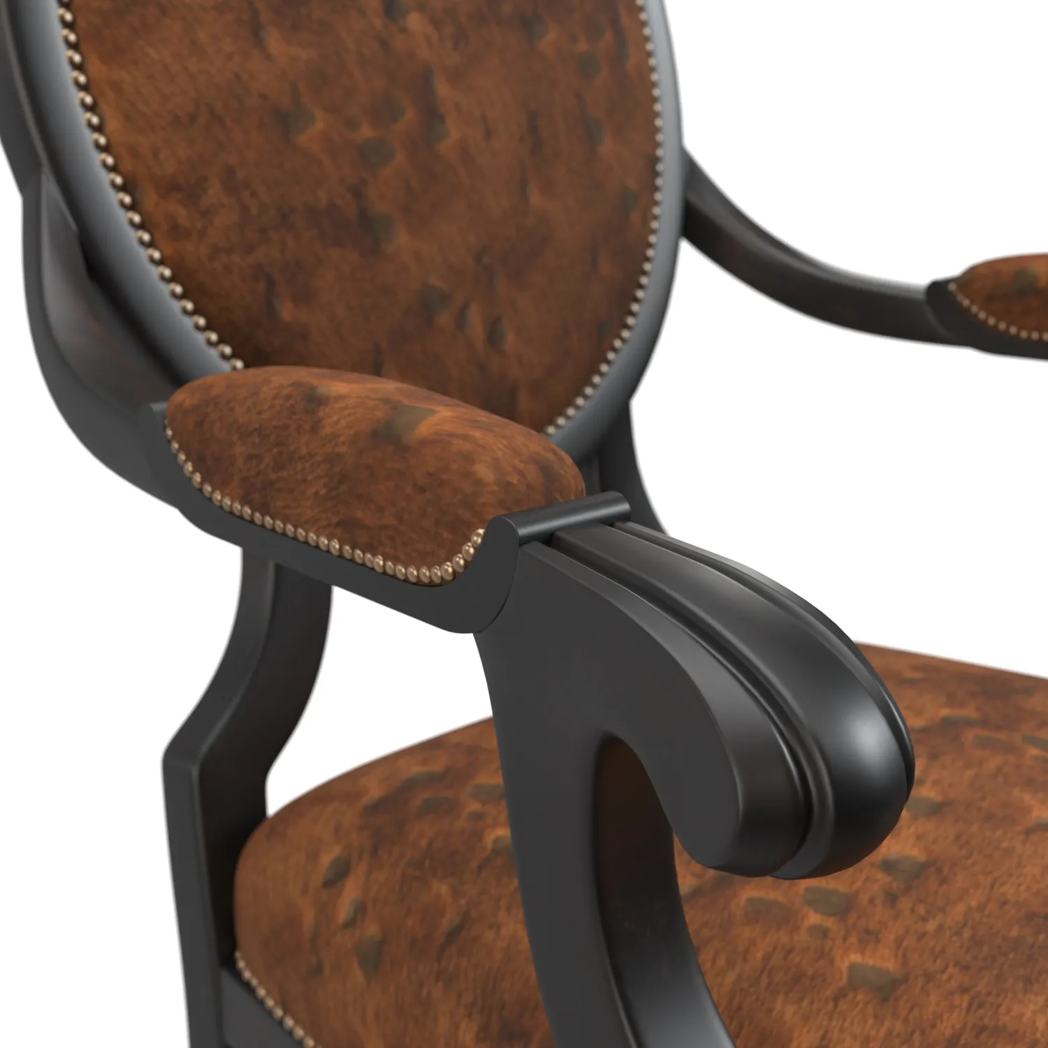 Hybrid No Antlers Anthro Chair PBR 3D Model_05